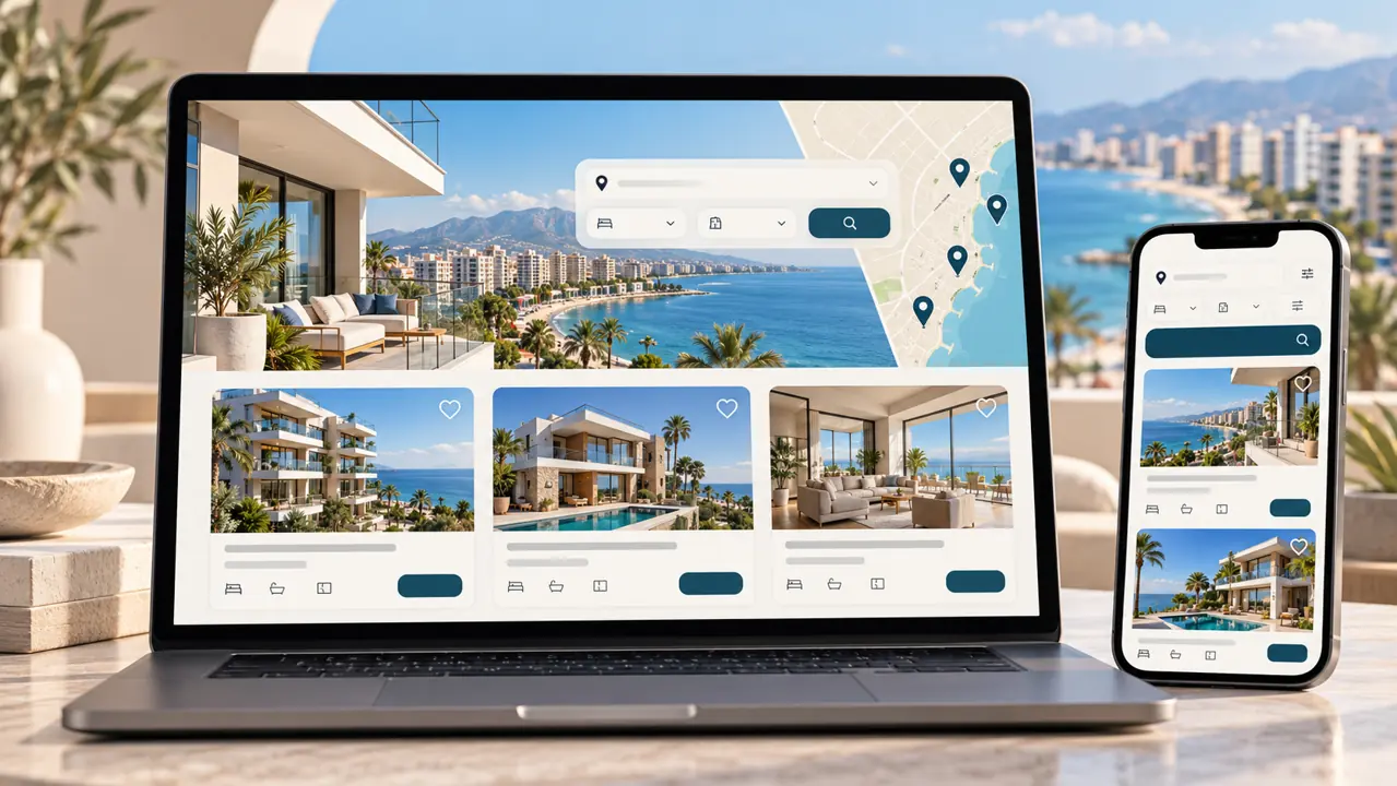 Emlak Web Sitesi önizlemesi