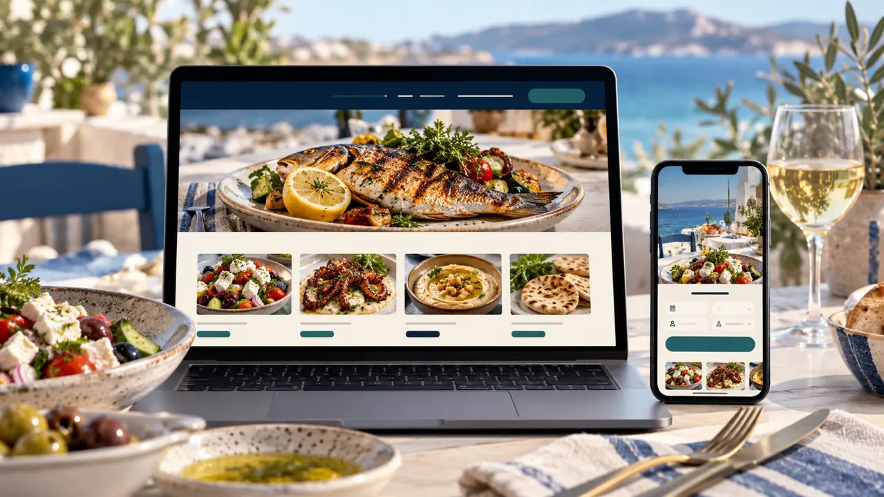 Restoran Web Sitesi önizlemesi